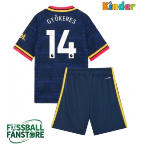 Arsenal Viktor Gyokeres #14 Replik Auswärtstrikot Kinder 2026-27 Kurzarm (+ Kurze Hosen)